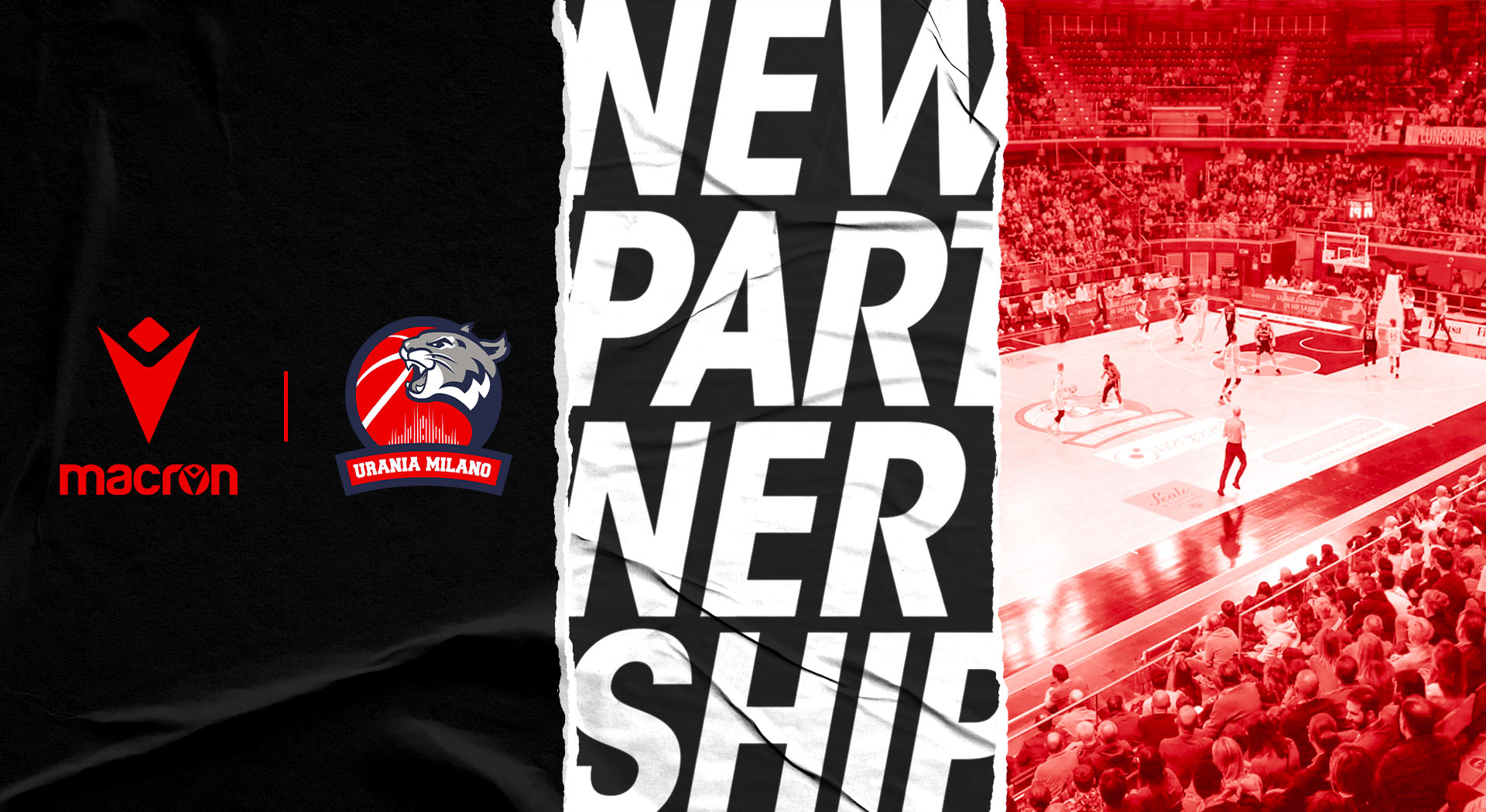 Macron is the new technical partner of Urania Basket Milano